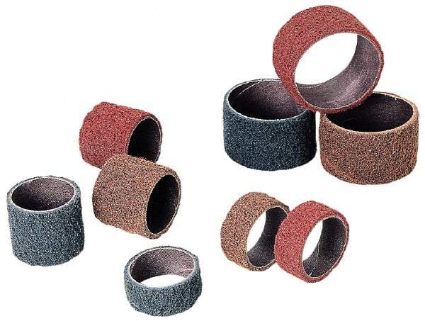 Standard Abrasives - Aluminum Oxide Nonwoven Spiral Band - 3" Diam x 3" Wide, Medium Grade - Industrial Tool & Supply