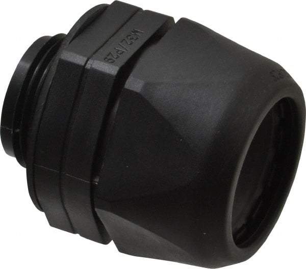 Murrplastik - 1" Trade, Nylon Compression Straight Liquidtight Conduit Connector - Noninsulated - Industrial Tool & Supply