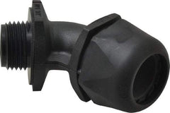 Murrplastik - 1/2" Trade, Nylon Compression Angled Liquidtight Conduit Connector - Noninsulated - Industrial Tool & Supply