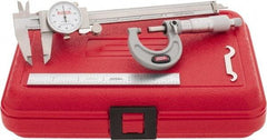 SPI - 3 Piece, Machinist Caliper and Micrometer Tool Kit - Industrial Tool & Supply