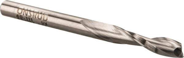 Onsrud - 1/4" Cutting Diam x 1" Length of Cut, 2 Flute, Upcut Spiral Router Bit - Uncoated, Right Hand Cut, High Speed Steel, 3" OAL x 1/4" Shank Diam, Double Edge, 19 to 32° Helix Angle - Industrial Tool & Supply