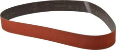 3M - 2" Wide x 48" OAL, 60 Grit, Ceramic Abrasive Belt - Ceramic, Medium, Coated, YF Weighted Cloth Backing, Wet/Dry, Series 777F - Industrial Tool & Supply
