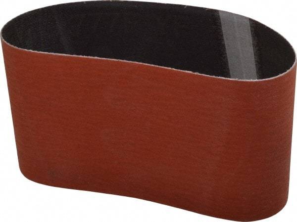 3M - 3" Wide x 10-11/16" OAL, 120 Grit, Ceramic Abrasive Belt - Ceramic, Fine, Coated, Y Weighted Cloth Backing, Wet/Dry, Series 777F - Industrial Tool & Supply