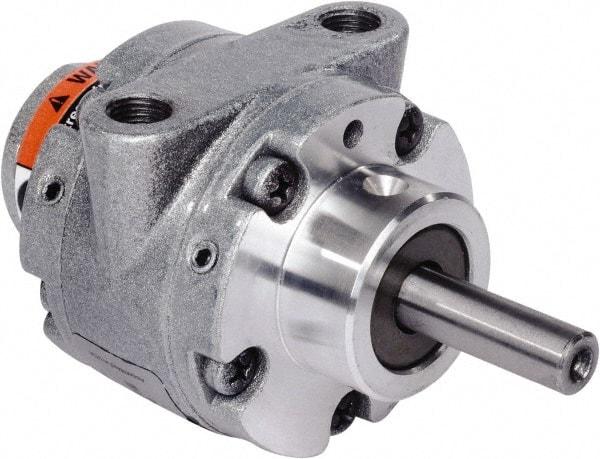 Gast - 0.45 hp Clockwise Hub Air Actuated Motor - 0:00 Gear Ratio, 10,000 Max RPM, 1.14" Shaft Length, 3/8" Shaft Diam - Industrial Tool & Supply