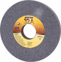 Norton - 12" Diam x 3" Hole x 1-1/2" Thick, H Hardness, 46 Grit Surface Grinding Wheel - Aluminum Oxide, Type 1, Coarse Grade, 2,070 Max RPM, Vitrified Bond, No Recess - Industrial Tool & Supply