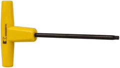 Kennametal - T25 Torx Drive, T Handle Driver for Indexable Slotting Cutter - Compatible with Cartridge Screws - Industrial Tool & Supply