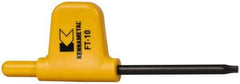 Kennametal - T10 Torx Drive, Flag Handle Driver for Indexable Tools - Industrial Tool & Supply