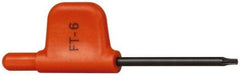 Kennametal - T6 Torx Drive, Flag Handle Driver for Indexable Tools - Compatible with Insert Screws - Industrial Tool & Supply