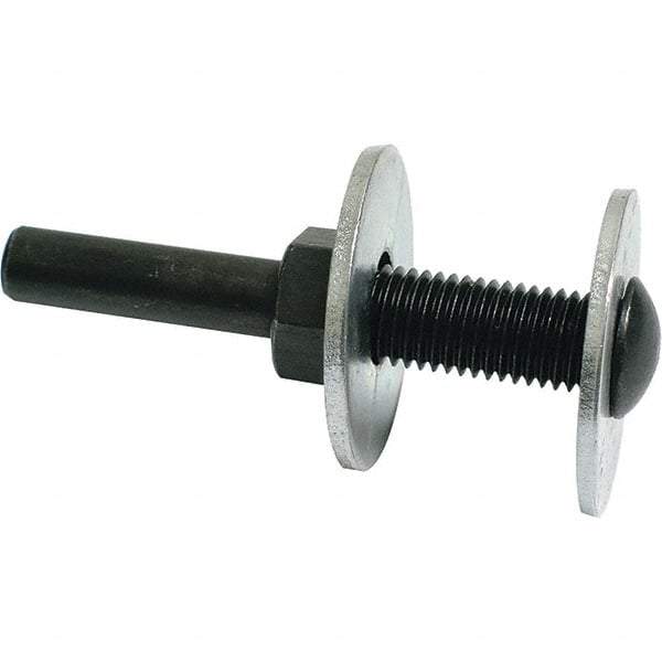 Dynabrade - 1/4" Max Diam, Abrasive Disc Mandrel - 1/4" Shank Diam - Industrial Tool & Supply