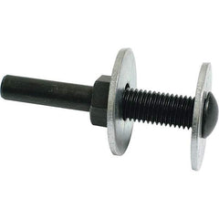 Dynabrade - 1/4" Max Diam, Abrasive Disc Mandrel - 1/4" Shank Diam - Industrial Tool & Supply