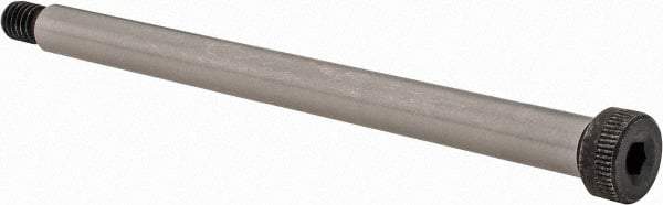 Value Collection - 3/8" Shoulder Diam x 5" Shoulder Length, 5/16-18 UNC, Hex Socket Shoulder Screw - 4140 Alloy Steel, Uncoated, 1/4" Head Height x 9/16" Head Diam - Industrial Tool & Supply