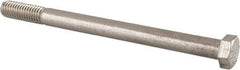 Value Collection - 3/8-16 UNC, 5" Length Under Head Hex Head Cap Screw - Partially Threaded, Grade 316 Stainless Steel, Uncoated, 9/16" Hex - Industrial Tool & Supply