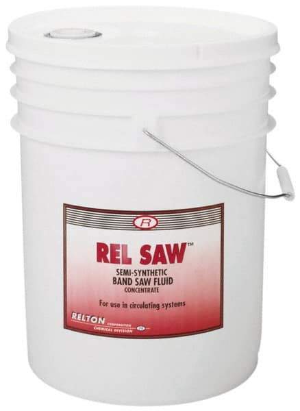 Relton - Rel Saw, 5 Gal Pail Sawing Fluid - Semisynthetic, For Cleaning - Industrial Tool & Supply