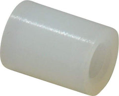Electro Hardware - 0.089" ID x 3/16" OD, #2 Screw, Grade 101 Nylon Female Unthreaded Circuit Board Spacer - Round Body, Uncoated, 1/4" OAL - Industrial Tool & Supply