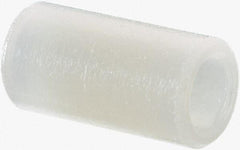 Electro Hardware - 0.116" ID x 3/16" OD, #4 Screw, Grade 101 Nylon Female Unthreaded Circuit Board Spacer - Round Body, Uncoated, 3/8" OAL - Industrial Tool & Supply