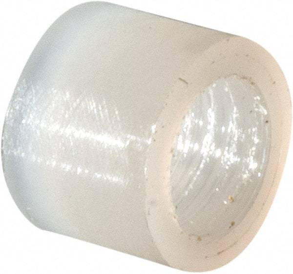 Electro Hardware - 0.171" ID x 1/4" OD, #8 Screw, Grade 101 Nylon Female Unthreaded Circuit Board Spacer - Round Body, Uncoated, 3/16" OAL - Industrial Tool & Supply