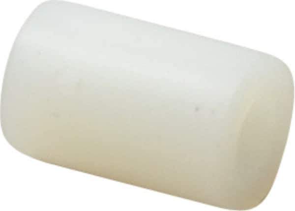 Electro Hardware - 0.116" ID x 1/4" OD, #4 Screw, Grade 101 Nylon Female Unthreaded Circuit Board Spacer - Round Body, Uncoated, 3/8" OAL - Industrial Tool & Supply