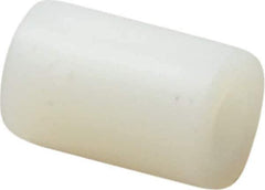 Electro Hardware - 0.116" ID x 1/4" OD, #4 Screw, Grade 101 Nylon Female Unthreaded Circuit Board Spacer - Round Body, Uncoated, 3/8" OAL - Industrial Tool & Supply