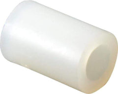 Electro Hardware - 0.141" ID x 1/4" OD, #6 Screw, Grade 101 Nylon Female Unthreaded Circuit Board Spacer - Round Body, Uncoated, 3/8" OAL - Industrial Tool & Supply