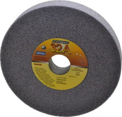 Norton - 7" Diam x 1-1/4" Hole x 1" Thick, J Hardness, 46 Grit Surface Grinding Wheel - Aluminum Oxide, Type 1, Coarse Grade, 3,600 Max RPM, Vitrified Bond, No Recess - Industrial Tool & Supply
