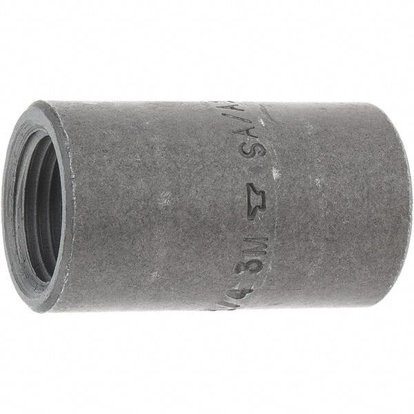 Made in USA - Size 3/8 x 1/4", Class 3,000, Forged Carbon Steel Black Pipe Reducing Coupling - 3,000 psi, Threaded End Connection - Industrial Tool & Supply