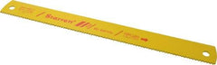Starrett - 14" Long, 6 Teeth per Inch, Bi-Metal Power Hacksaw Blade - Toothed Edge, 1-5/8" Wide x 0.075" Thick - Industrial Tool & Supply