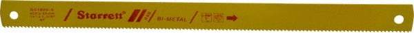 Starrett - 18" Long, 6 Teeth per Inch, Bi-Metal Power Hacksaw Blade - Toothed Edge, 1-3/8" Wide x 0.062" Thick - Industrial Tool & Supply