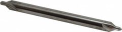 Hertel - #6 Plain Cut 60° Incl Angle Solid Carbide Combo Drill & Countersink - Industrial Tool & Supply