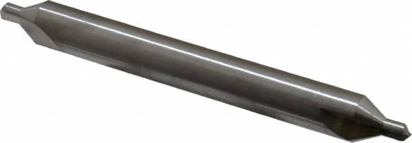 Hertel - #7 Plain Cut 60° Incl Angle Solid Carbide Combo Drill & Countersink - Industrial Tool & Supply