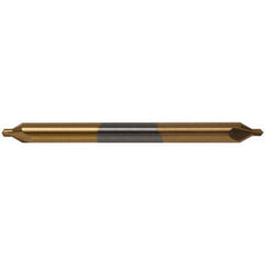 Hertel - #6 Plain Cut 60° Incl Angle Solid Carbide Combo Drill & Countersink - Industrial Tool & Supply