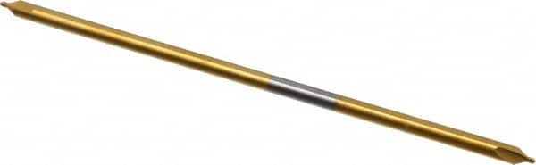 Hertel - #1 Plain Cut 60° Incl Angle Solid Carbide Combo Drill & Countersink - Industrial Tool & Supply