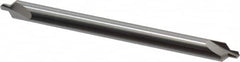 Hertel - #4 Plain Cut 90° Incl Angle Solid Carbide Combo Drill & Countersink - Industrial Tool & Supply