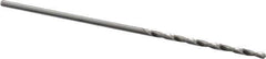 Hertel - #65 118° Solid Carbide Jobber Drill - Bright Finish, Right Hand Cut, Spiral Flute, Straight Shank, 1-1/8" OAL, Standard Point - Industrial Tool & Supply