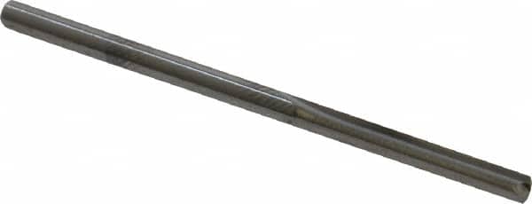 Hertel - #43, 0.089", 140° Point, Solid Carbide Straight Flute Drill Bit - Industrial Tool & Supply