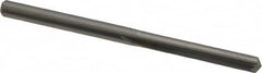 Hertel - #31, 0.12", 140° Point, Solid Carbide Straight Flute Drill Bit - Industrial Tool & Supply