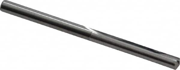 Hertel - #30, 0.1285", 140° Point, Solid Carbide Straight Flute Drill Bit - Industrial Tool & Supply