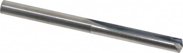 Hertel - #19, 0.166", 140° Point, Solid Carbide Straight Flute Drill Bit - Industrial Tool & Supply