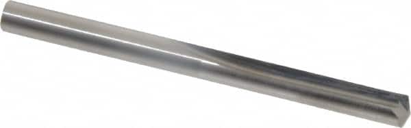 Hertel - #17, 0.173", 140° Point, Solid Carbide Straight Flute Drill Bit - Industrial Tool & Supply