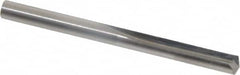 Hertel - #17, 0.173", 140° Point, Solid Carbide Straight Flute Drill Bit - Industrial Tool & Supply