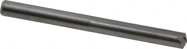 Hertel - #5, 0.2055", 140° Point, Solid Carbide Straight Flute Drill Bit - Industrial Tool & Supply