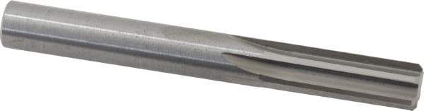 Hertel - Letter Z Solid Carbide 6 Flute Chucking Reamer - Straight Flute, 0.413" Straight Shank, 1-1/4" Flute Length, 3-1/2" OAL - Industrial Tool & Supply