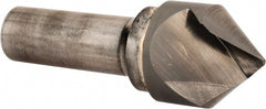 Hertel - 1-1/4" Head Diam, 3/4" Shank Diam, 1 Flute 90° Solid Carbide Countersink - Industrial Tool & Supply