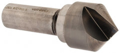Hertel - 1-1/4" Head Diam, 3/4" Shank Diam, 1 Flute 100° Solid Carbide Countersink - Industrial Tool & Supply