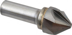 Hertel - 1-1/4" Head Diam, 3/4" Shank Diam, 6 Flute 90° Solid Carbide Countersink - Industrial Tool & Supply