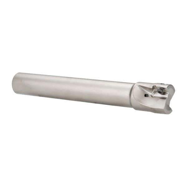Seco - 1-1/4" Cut Diam, 0.669" Max Depth of Cut, 1" Shank Diam, 7.68" OAL, Indexable Square Shoulder End Mill - XO.X 1806.. Inserts, Cylindrical Shank, 90° Lead Angle, Through Coolant, Series Power Turbo - Industrial Tool & Supply