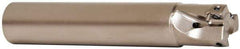 Seco - 5/8" Cut Diam, 0.197" Max Depth of Cut, 5/8" Shank Diam, 3.543" OAL, Indexable Square Shoulder End Mill - XO.X 0602 Inserts, Cylindrical Shank, 90° Lead Angle, Through Coolant, Series Nano Turbo - Industrial Tool & Supply