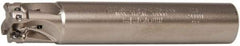 Seco - 5/8" Cut Diam, 0.197" Max Depth of Cut, 5/8" Shank Diam, 3.543" OAL, Indexable Square Shoulder End Mill - XO.X 0602 Inserts, Cylindrical Shank, 90° Lead Angle, Through Coolant, Series Nano Turbo - Industrial Tool & Supply