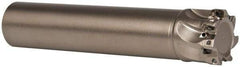 Seco - 1" Cut Diam, 0.197" Max Depth of Cut, 1" Shank Diam, 4.528" OAL, Indexable Square Shoulder End Mill - XO.X 0602 Inserts, Cylindrical Shank, 90° Lead Angle, Through Coolant, Series Nano Turbo - Industrial Tool & Supply