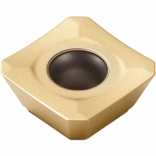 Seco - SEEX09T3 M05 Grade MP3000 Carbide Milling Insert - TiAlN Finish, 0.156" Thick, 3/8" Inscribed Circle - Industrial Tool & Supply