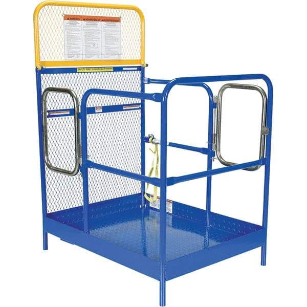 Vestil - 65" Platform - Forklift Work Platform, 1,000 Lb Capacity, 65-5/8" Platform Height, 36" Base Width x 48" Base Depth - Industrial Tool & Supply